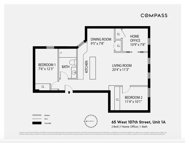 Unit for sale at 65 W 107th Street, Manhattan, NY 10025