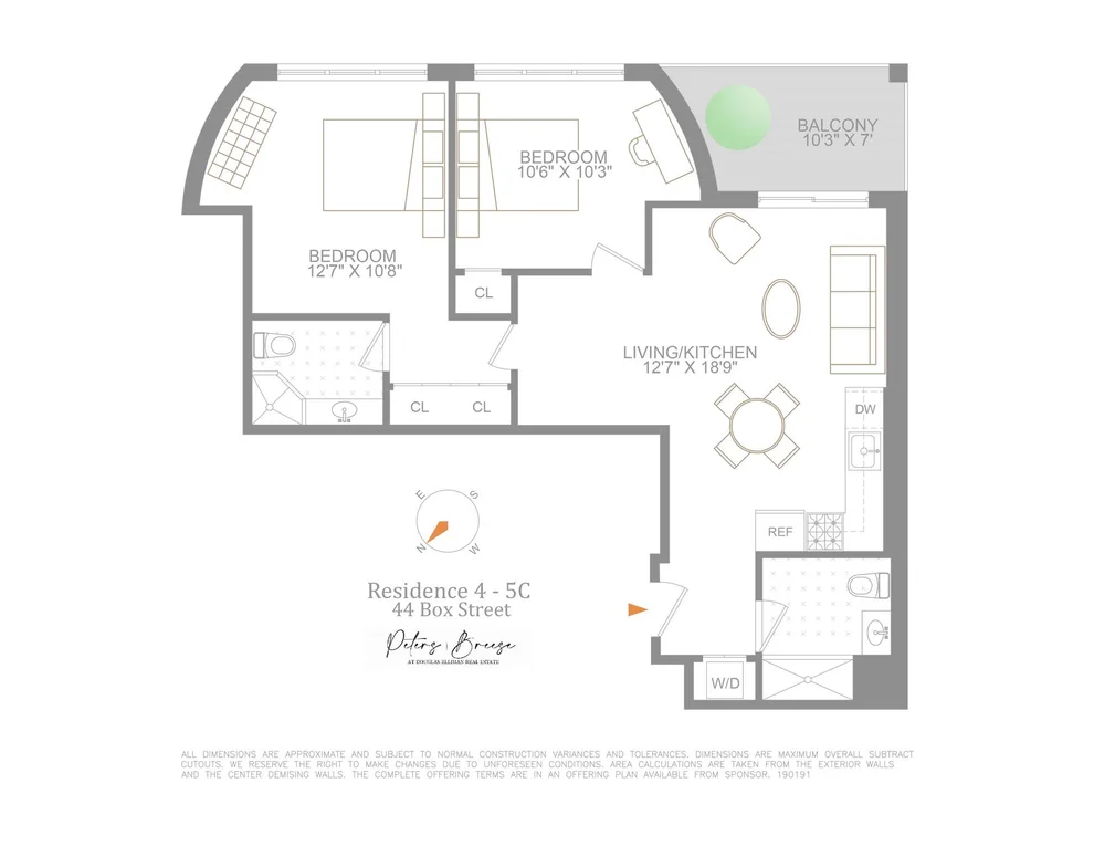 Unit for sale at 44 BOX Street, Brooklyn, NY 11222