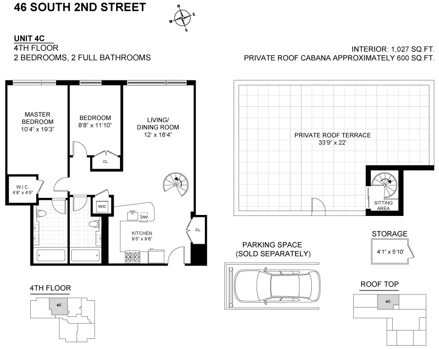 Unit for sale at 46 S 2ND Street, Brooklyn, NY 11249