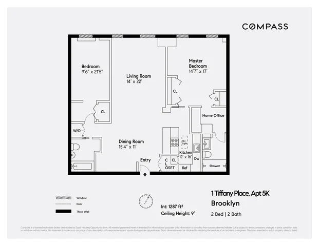 Unit for sale at 1 Tiffany Place, Brooklyn, NY 11231