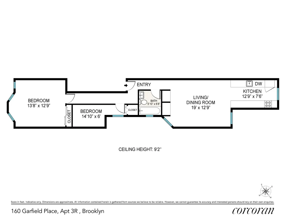 Unit for sale at 160 GARFIELD Place, Brooklyn, NY 11215