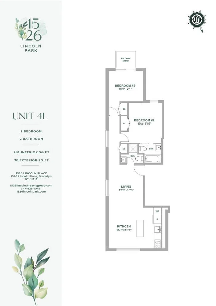 Unit for sale at 1526 Lincoln Place, Brooklyn, NY 11213
