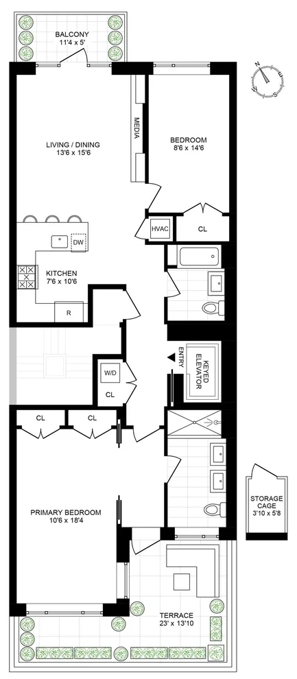 Unit for sale at 357 PROSPECT Place, Brooklyn, NY 11238