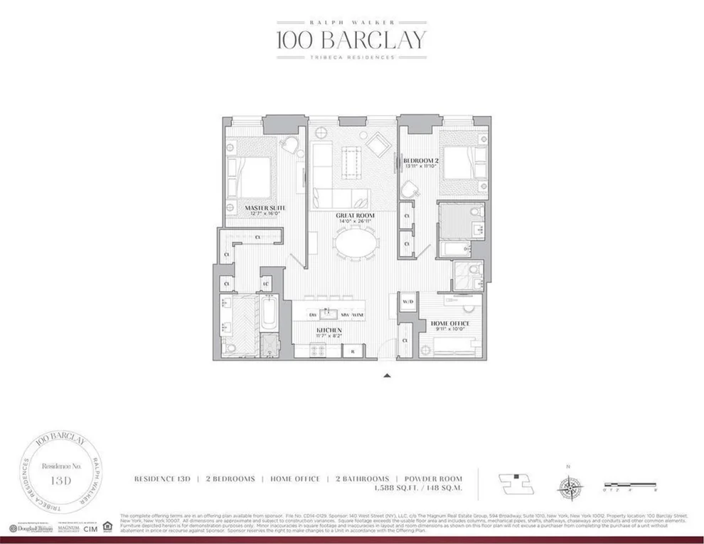 Unit for sale at 100 Barclay Street, Manhattan, NY 10007