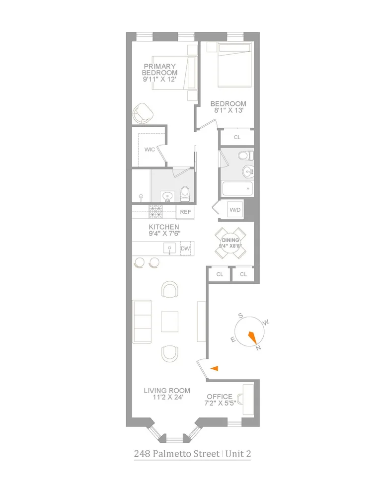 Unit for sale at 248 PALMETTO Street, Brooklyn, NY 10027
