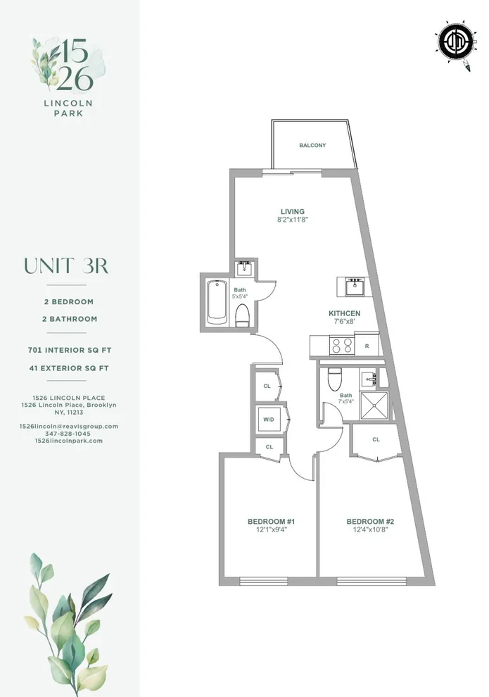 Unit for sale at 1526 Lincoln Place, Brooklyn, NY 11213