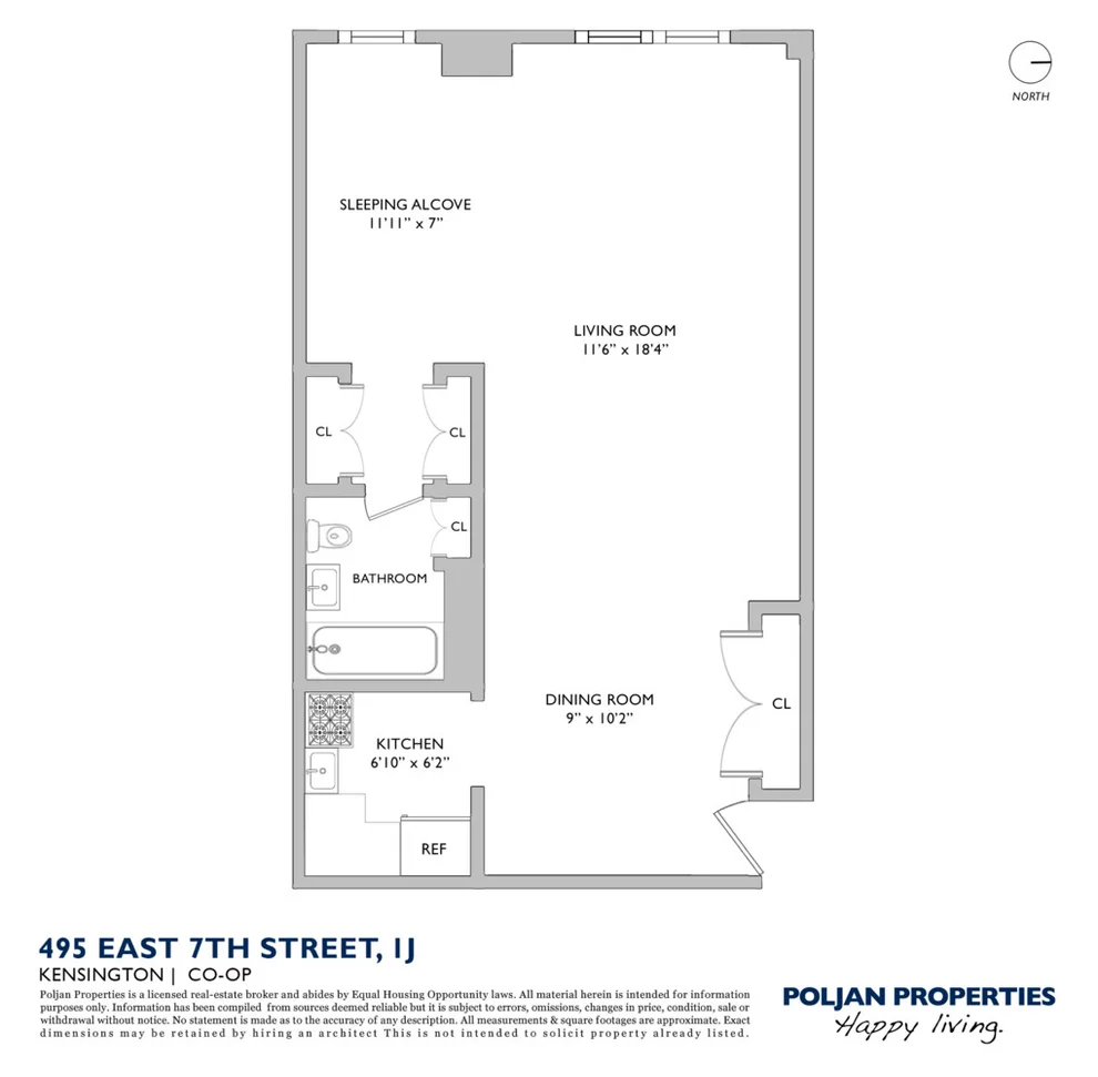 Unit for sale at 495 E 7TH Street, Brooklyn, NY 11218