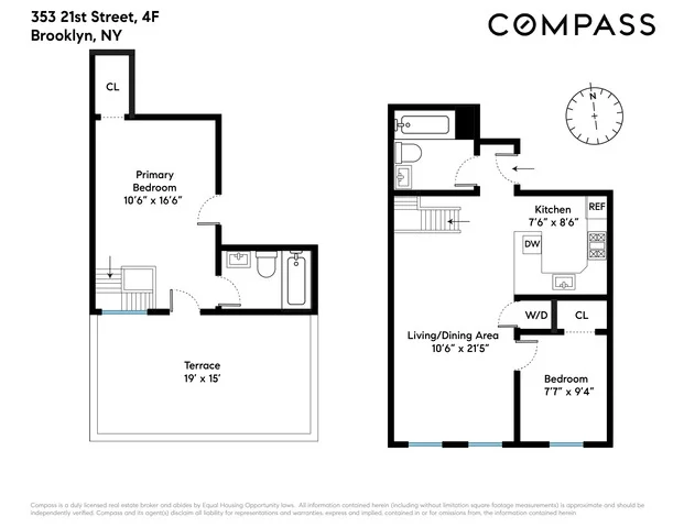 Unit for sale at 353 21st Street, Brooklyn, NY 11215