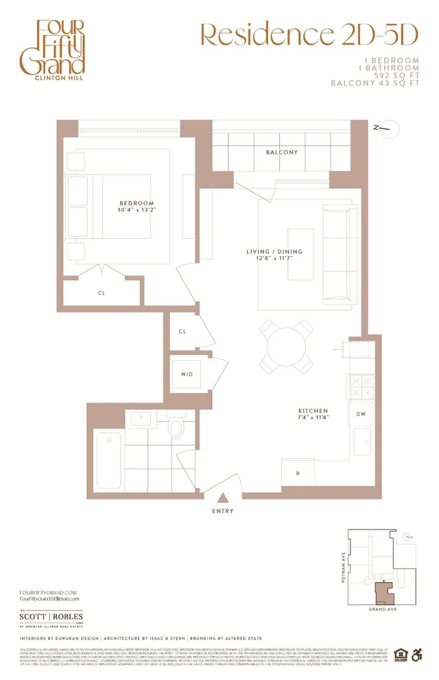 Unit for sale at 450 GRAND Avenue, Brooklyn, NY 11238