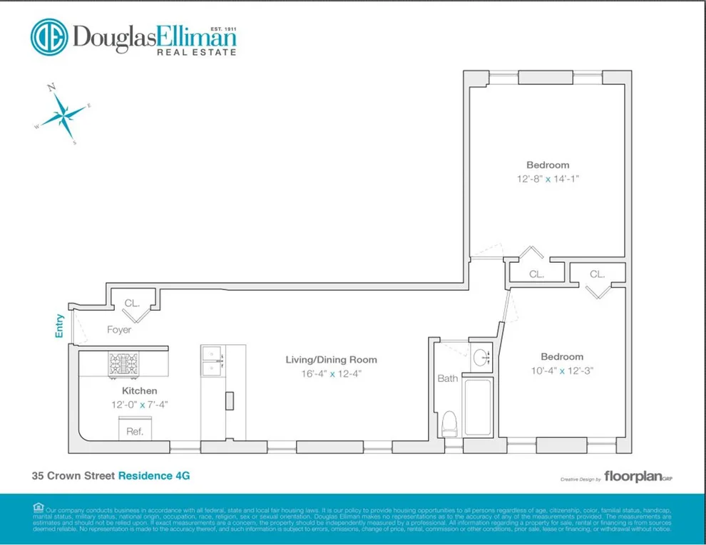 Unit for sale at 35 Crown Street, Brooklyn, NY 11225