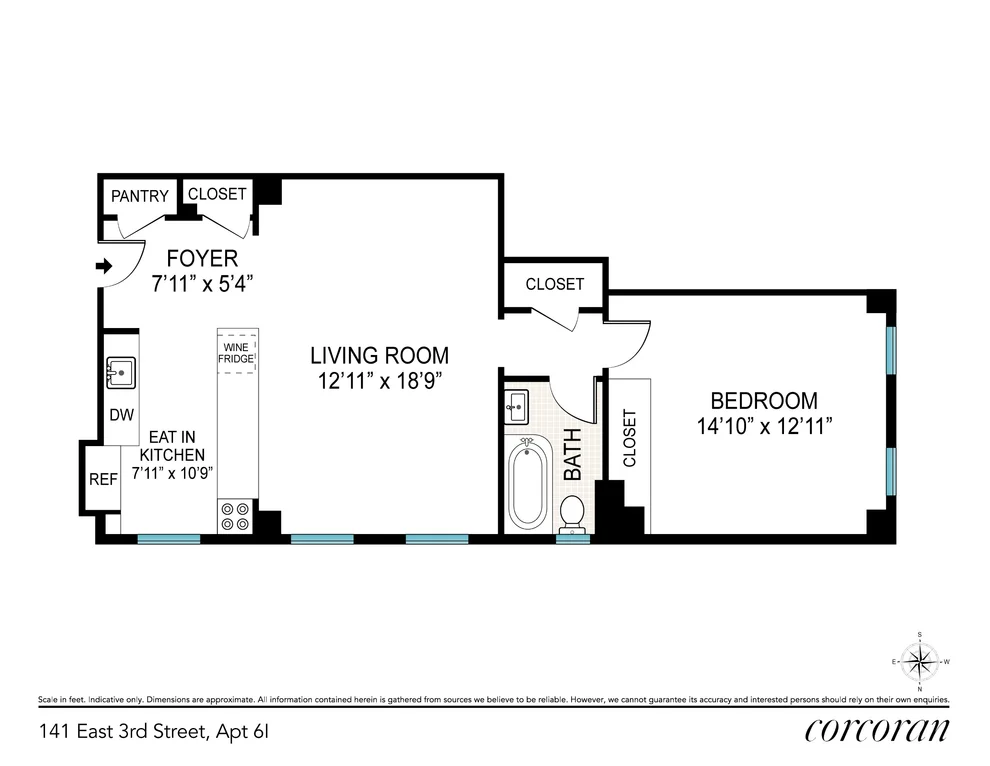 Unit for sale at 141 E 3RD Street, Manhattan, NY 10009