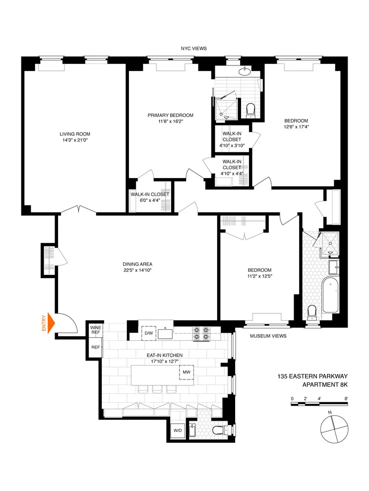 Unit for sale at 135 EASTERN Parkway, Brooklyn, NY 11238