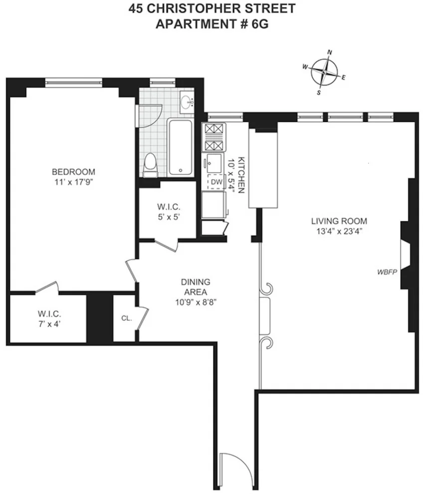 Unit for sale at 45 CHRISTOPHER Street, Manhattan, NY 10014