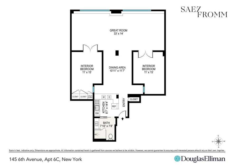 Unit for sale at 145 6TH Avenue, Manhattan, NY 10013