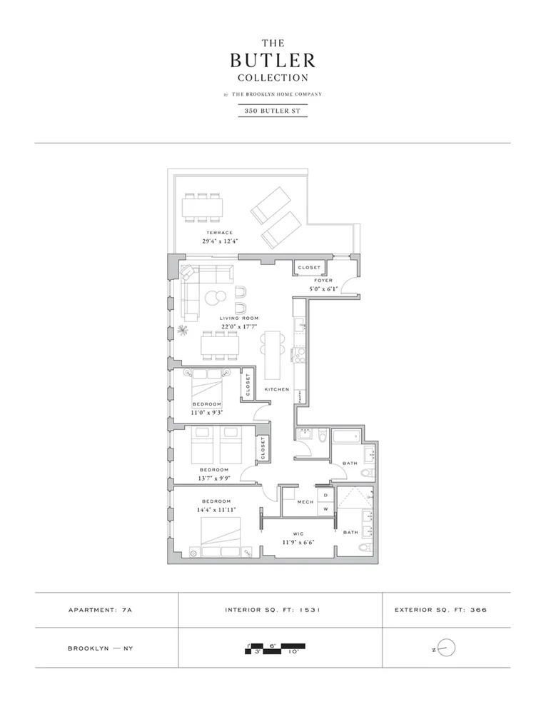 Unit for sale at 350 BUTLER Street, Brooklyn, NY 11217