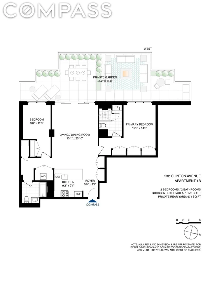 Unit for sale at 532 Clinton Avenue, Brooklyn, NY 11238