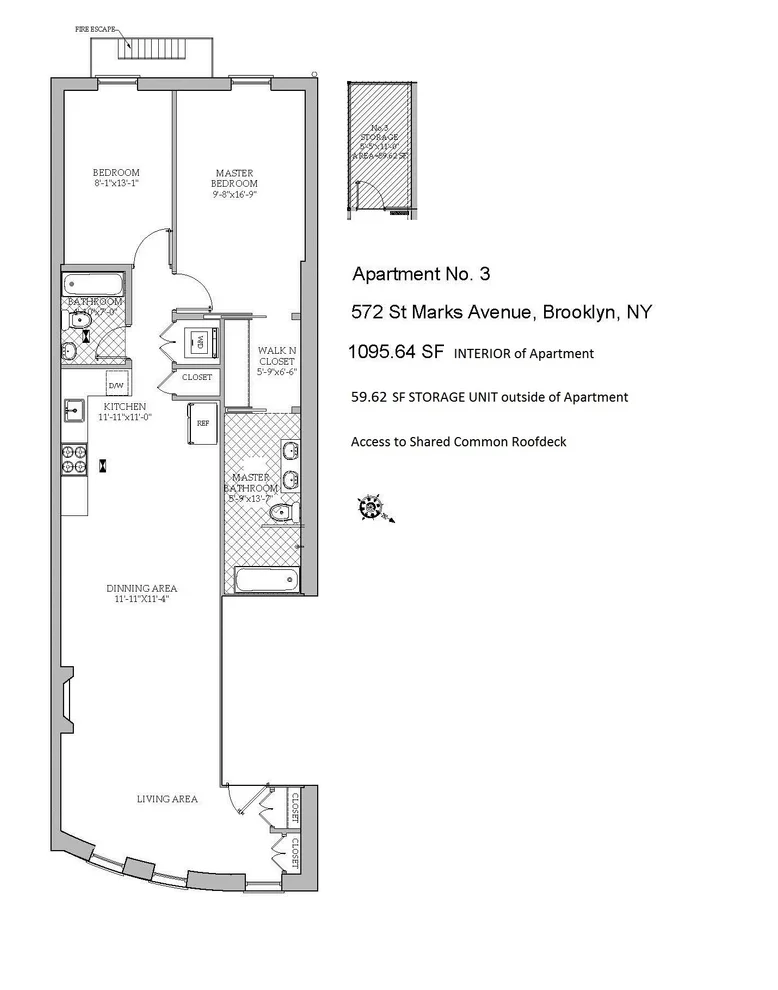 Unit for sale at 572 St Marks Avenue, Brooklyn, NY 11216