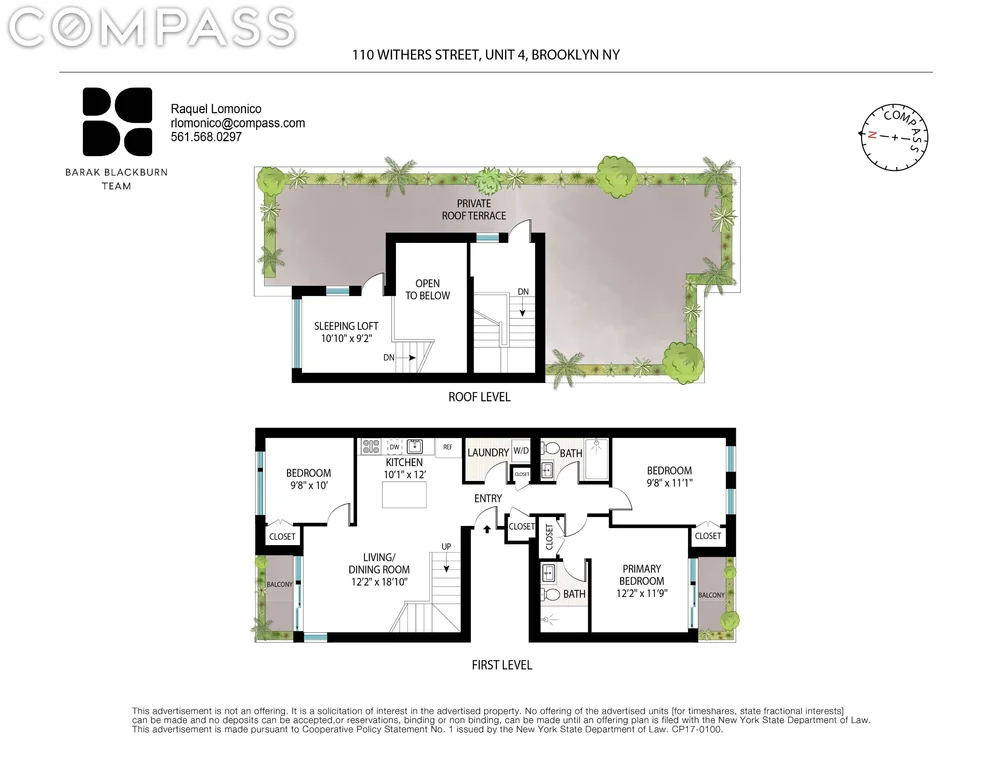 Unit for sale at 110 Withers Street, Brooklyn, NY 11211