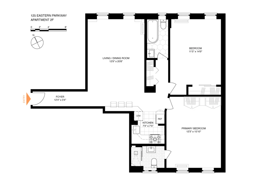 Unit for sale at 125 EASTERN Parkway, Brooklyn, NY 11238