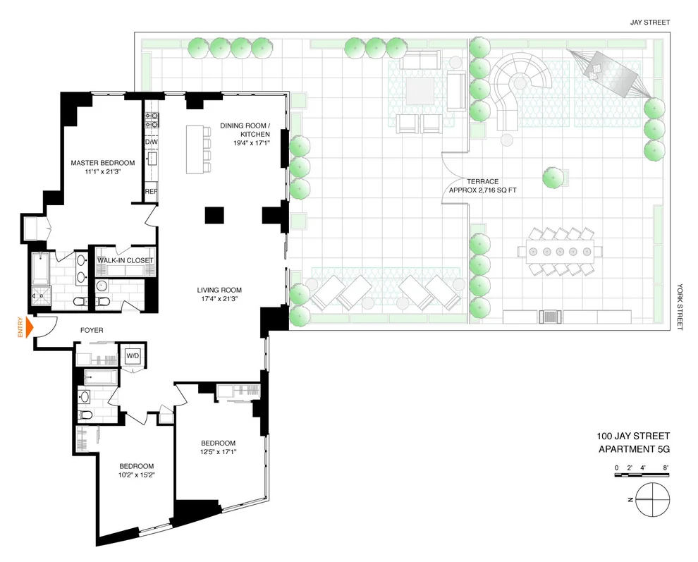 Unit for sale at 100 JAY Street, Brooklyn, NY 11201