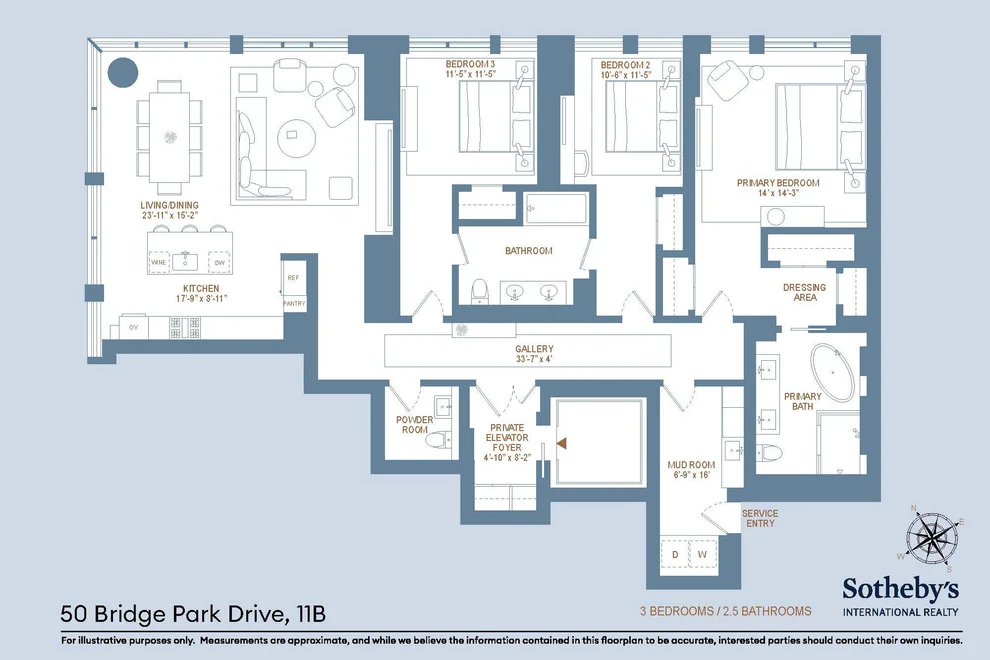 Unit for sale at 50 Bridge Park Drive, Brooklyn, NY 11201