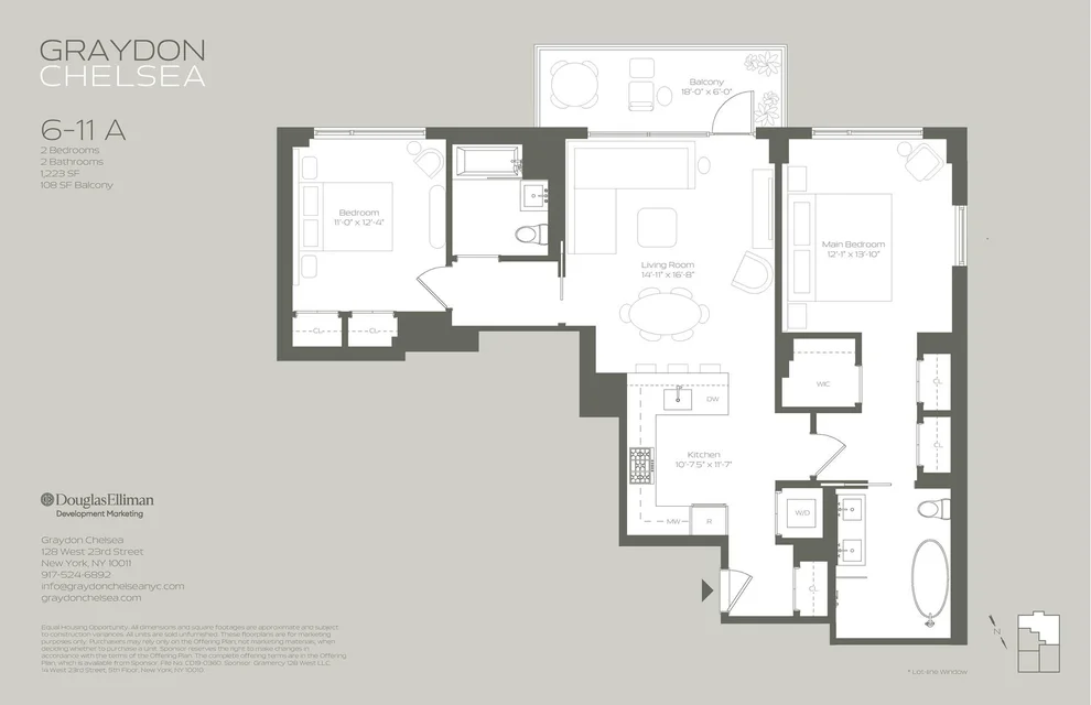 Unit for sale at 128 W 23RD Street, Manhattan, NY 10011