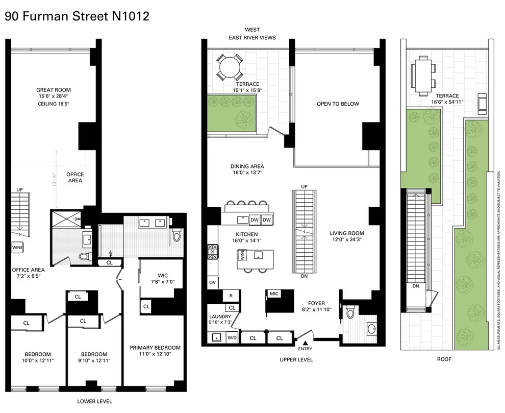 Unit for sale at 90 FURMAN Street, Brooklyn, NY 11201