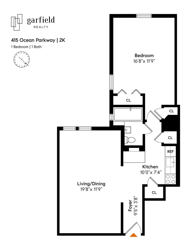 Unit for sale at 415 OCEAN Parkway, Brooklyn, NY 11218