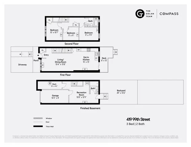 Unit for sale at 419 99th Street, Brooklyn, NY 11209