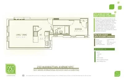 Unit for sale at 250 Manhattan Avenue, Manhattan, NY 10026