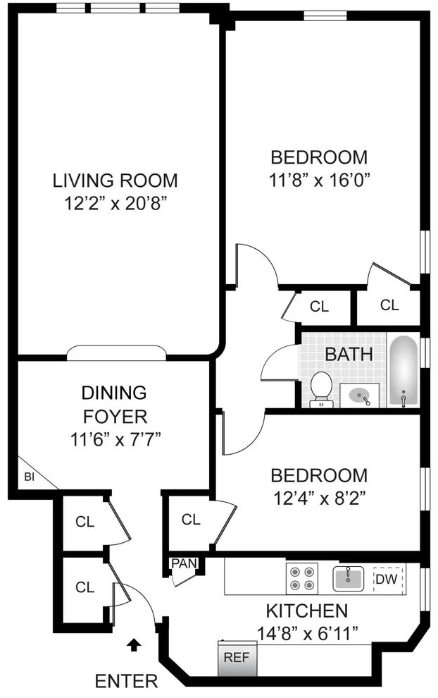 Unit for sale at 75 Park Terrace E, Manhattan, NY 10034