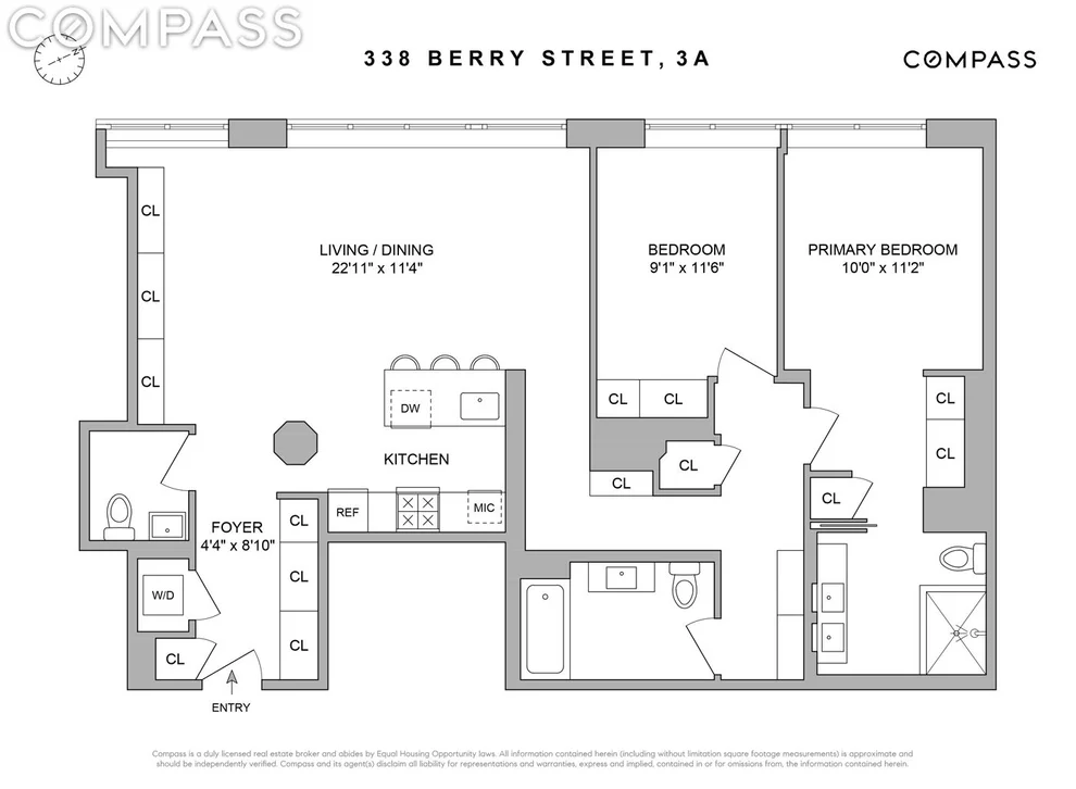 Unit for sale at 338 Berry Street, Brooklyn, NY 11211