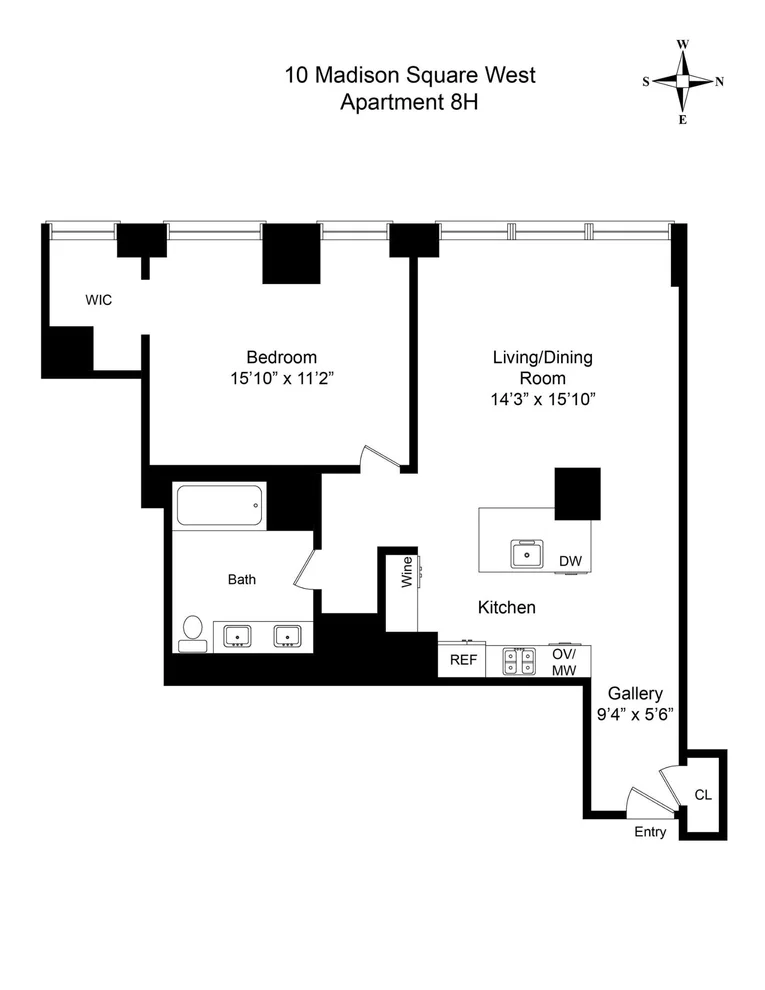 Unit for sale at 10 MADISON Square W, Manhattan, NY 10010
