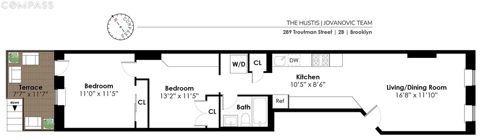 Unit for sale at 289 Troutman Street, Brooklyn, NY 11237