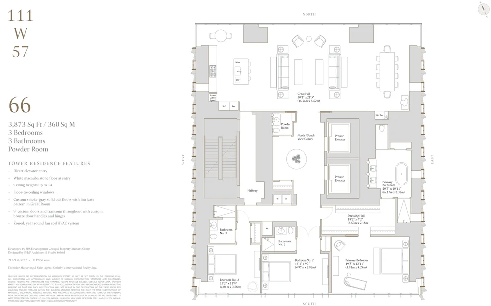 Unit for sale at 111 W 57th Street, Manhattan, NY 10019