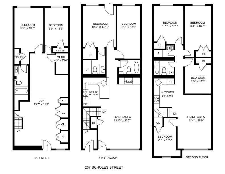 Unit for sale at 237 SCHOLES Street, Brooklyn, NY 11206