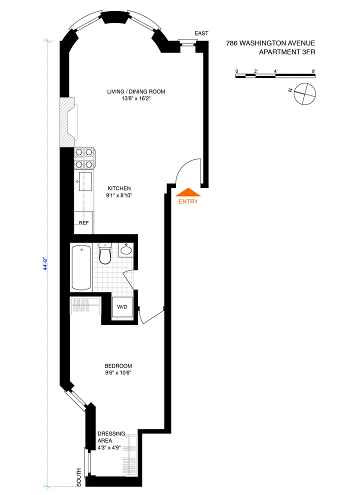 Unit for sale at 786 WASHINGTON Avenue, Brooklyn, NY 11238