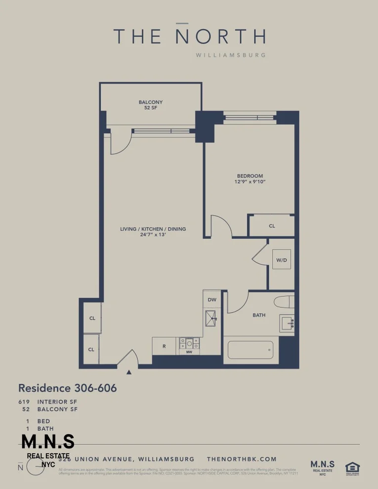 Unit for sale at 526 Union Avenue, Brooklyn, NY 11211