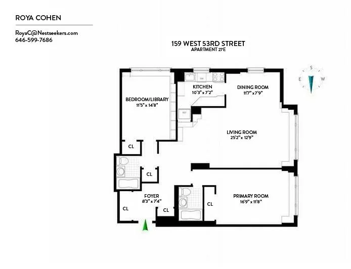 Unit for sale at 159 W 53rd Street, Manhattan, NY 10019