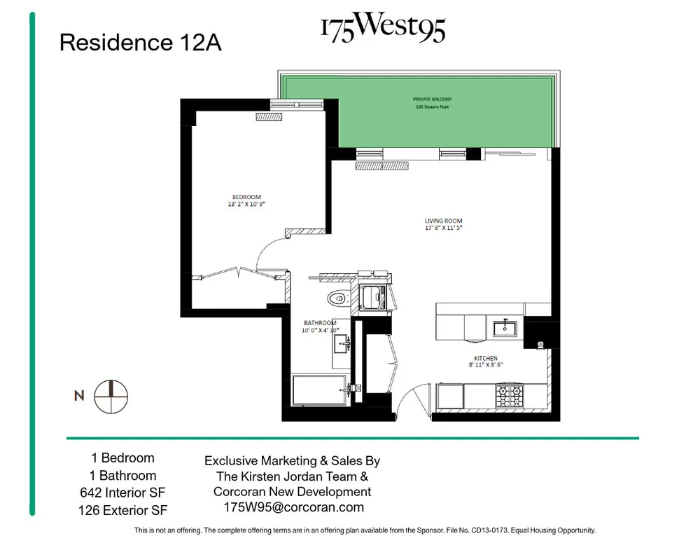 Unit for sale at 175 W 95TH Street, Manhattan, NY 10025
