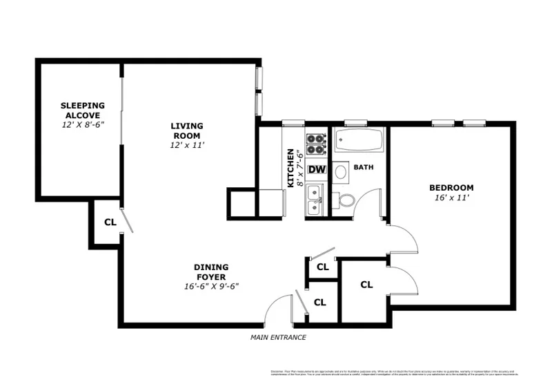 Unit for sale at 66 OVERLOOK Terrace, Manhattan, NY 10040