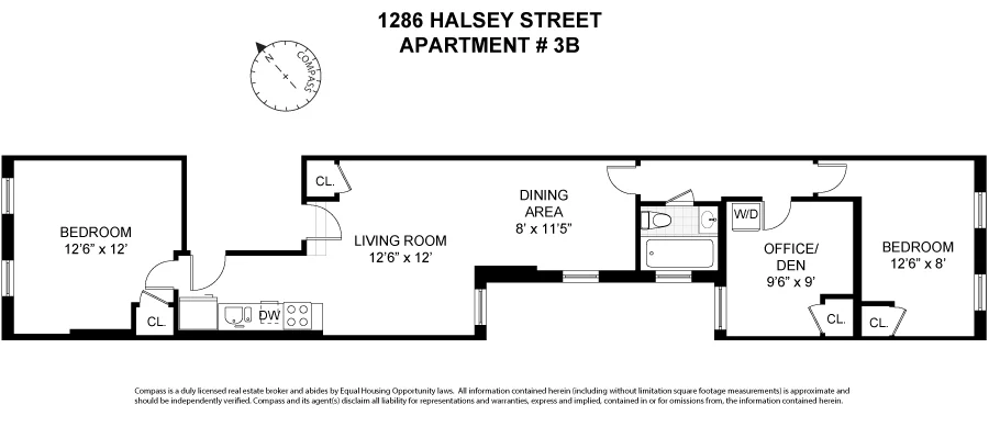 Unit for sale at 1286 Halsey Street, Brooklyn, NY 11237