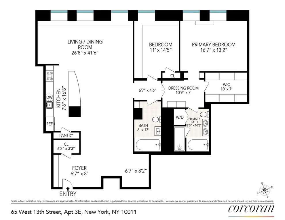 Unit for sale at 65 W 13TH Street, Manhattan, NY 10011