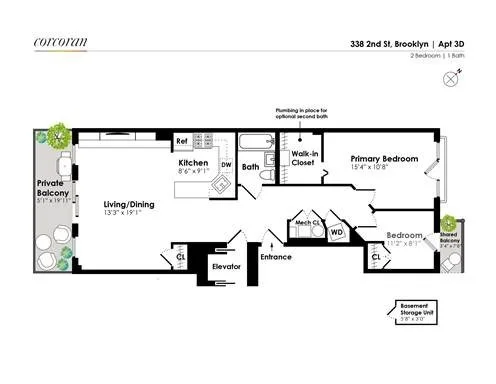 Unit for sale at 338 2ND Street, Brooklyn, NY 11215