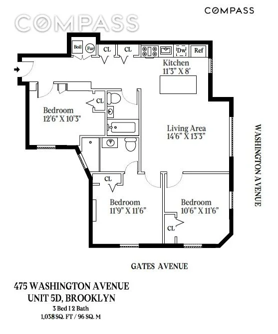 Unit for sale at 475 Washington Avenue, Brooklyn, NY 11238