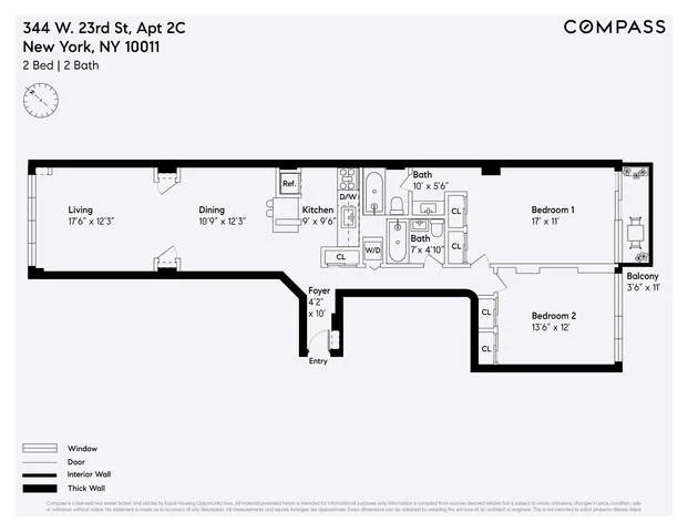 Unit for sale at 344 W 23rd Street, Manhattan, NY 10011