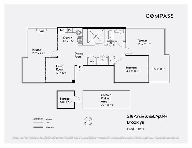 Unit for sale at 238 Ainslie Street, Brooklyn, NY 11211