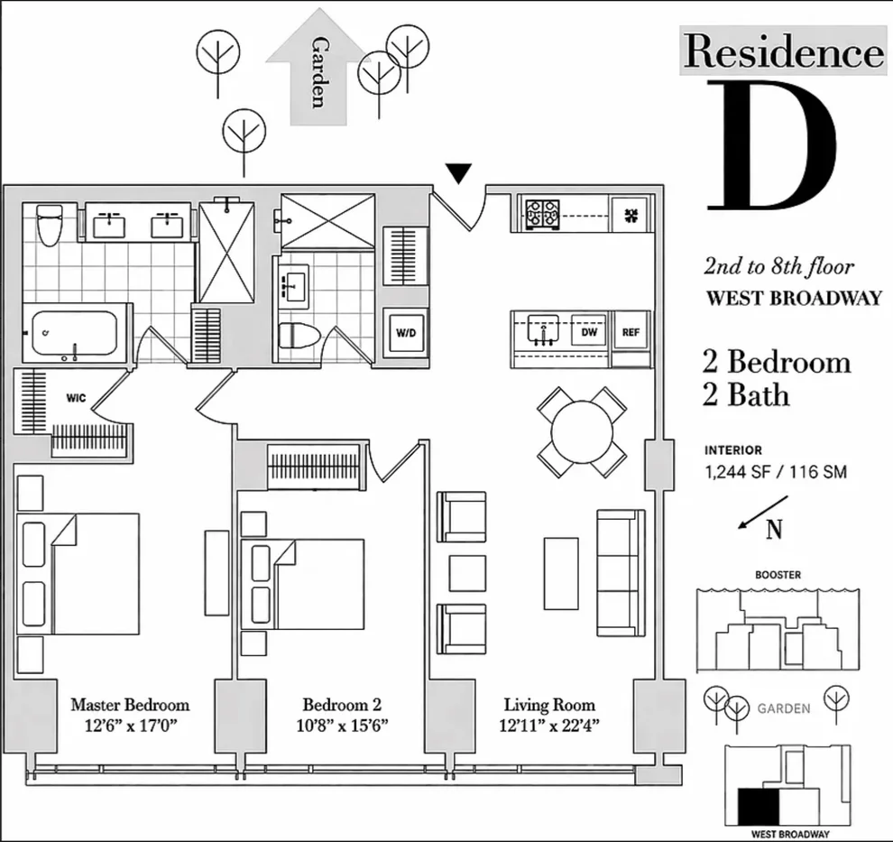 Unit for sale at 311 W Broadway, Manhattan, NY 10013