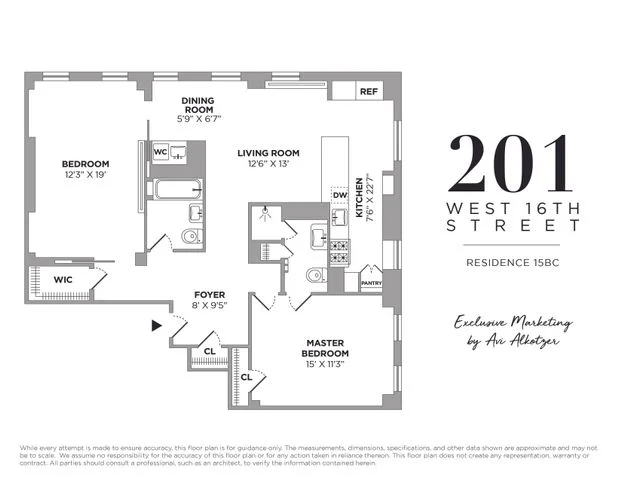 Unit for sale at 201 W 16th Street, Manhattan, NY 10011