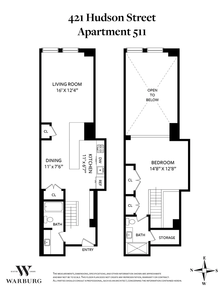 Unit for sale at 421 HUDSON Street, Manhattan, NY 10014